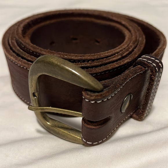Leather belt, size 40 - Picture 3 of 10